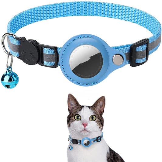 Reflective Waterproof Collar with Airtag Holder for Pets
