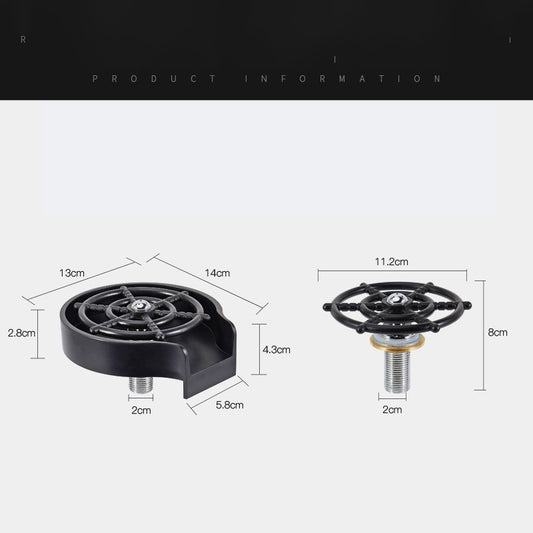 Automatic High-Pressure Cup Washer for Bar Sink: Kitchen Coffee Pitcher Cleaning Tool
